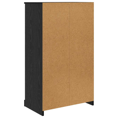 vidaXL Highboard 3 pcs Black Oak 35 x 60 x 103.5 cm Engineered Wood