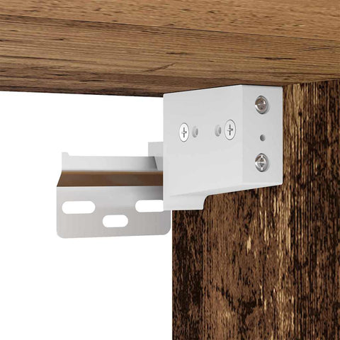 vidaXL Wall Mounted Cabinets 2 pcs Old Wood 69.5 x 34 x 90 cm