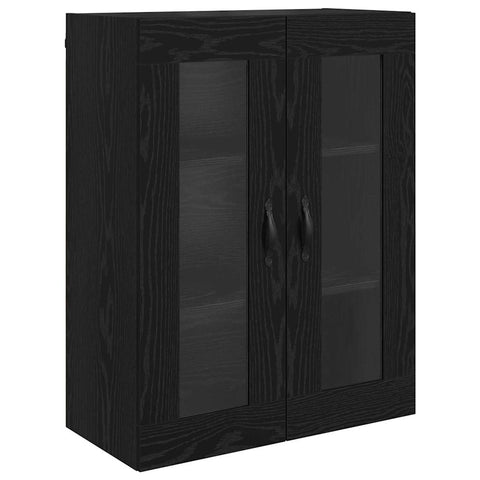vidaXL Wall Mounted Cabinets 2 pcs Black Oak 69.5 x 34 x 90 cm