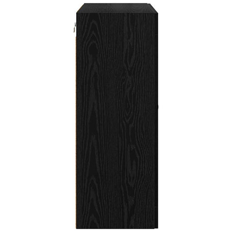 vidaXL Wall Mounted Cabinets 2 pcs Black Oak 69.5 x 34 x 90 cm