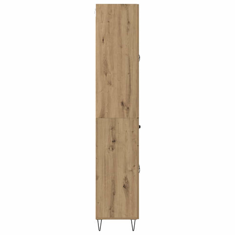 vidaXL Highboard Artisan Oak 69.5 x 34 x 180 cm Engineered Wood