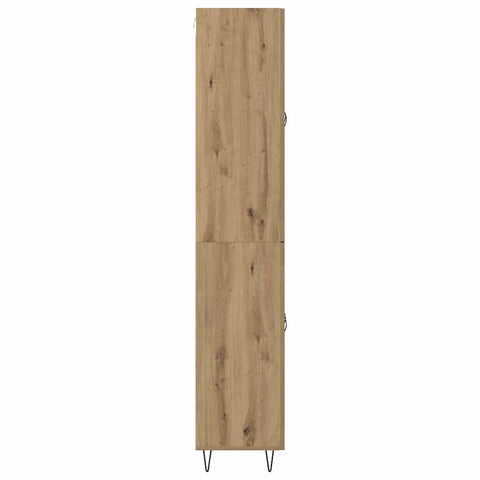 vidaXL Highboard Artisan Oak 69.5 x 34 x 180 cm Engineered Wood