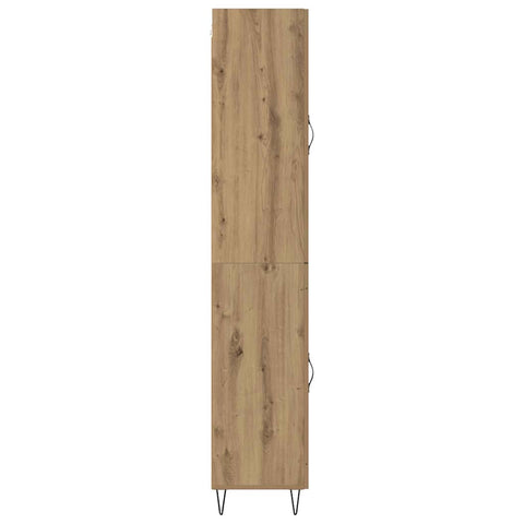 vidaXL Highboard Artisan Oak 69.5 x 34 x 180 cm Engineered Wood