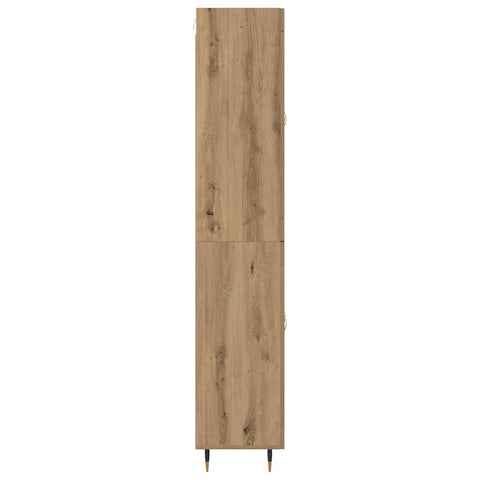 vidaXL Highboard Artisan Oak 69.5 x 34 x 180 cm Engineered Wood