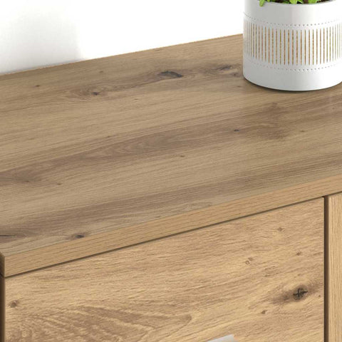 vidaXL Sideboards with Drawer Corona 2 pcs Artisan Oak 59 x 39 x 80 cm