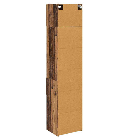 vidaXL Highboard Old Wood 50 x 42.5 x 225 cm Engineered Wood