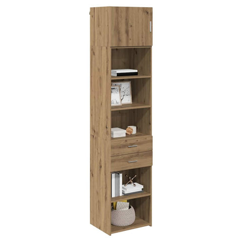 vidaXL Highboard Artisan Oak 50 x 42.5 x 225 cm Engineered Wood