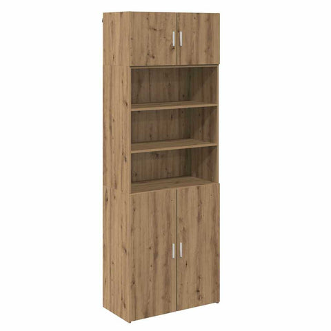 vidaXL Storage Cabinet Artisan Oak 80 x 42.5 x 225 cm Engineered Wood