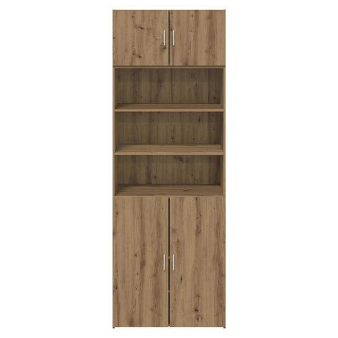 vidaXL Storage Cabinet Artisan Oak 80 x 42.5 x 225 cm Engineered Wood