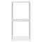 vidaXL Storage Shelf with Shelf White 43 x 27 x 90 cm Aluminium