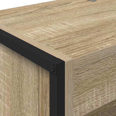 vidaXL Book Cabinet 2 pcs Sonoma 60 x 30 x 189.5 cm Engineered Wood