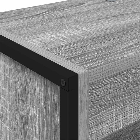 vidaXL Book Cabinet 2 pcs Grey Sonoma 60 x 30 x 189.5 cm