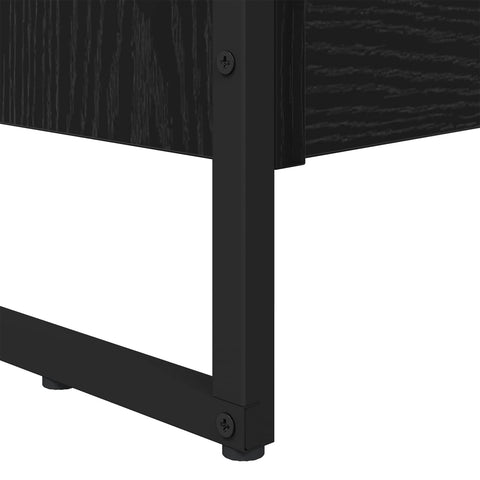 vidaXL Book Cabinet 2 pcs Black Oak 80 x 30 x 155 cm Engineered Wood