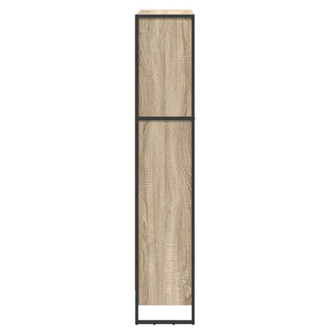 vidaXL Book Cabinet 2 pcs Sonoma 80 x 30 x 155 cm Engineered Wood