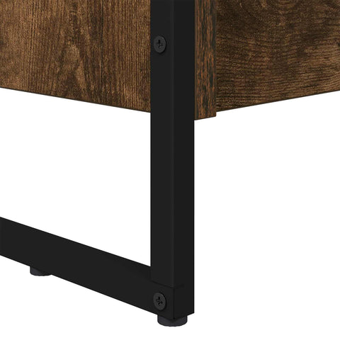 vidaXL Book Cabinet 2 pcs Smoke Oak 80 x 30 x 155 cm Engineered Wood