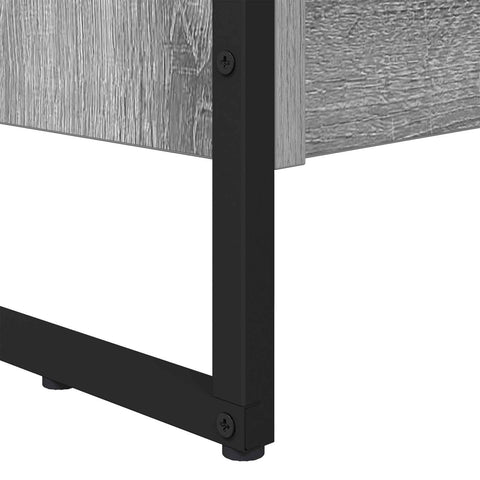 vidaXL Book Cabinet 2 pcs Grey Sonoma 80 x 30 x 155 cm Engineered Wood