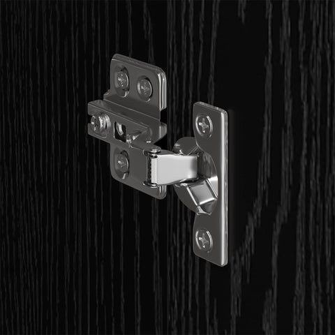 vidaXL Warderobe 2 pcs Black Oak 50 x 50 x 200 cm Engineered Wood