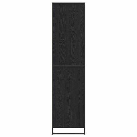 vidaXL Warderobe 2 pcs Black Oak 50 x 50 x 200 cm Engineered Wood