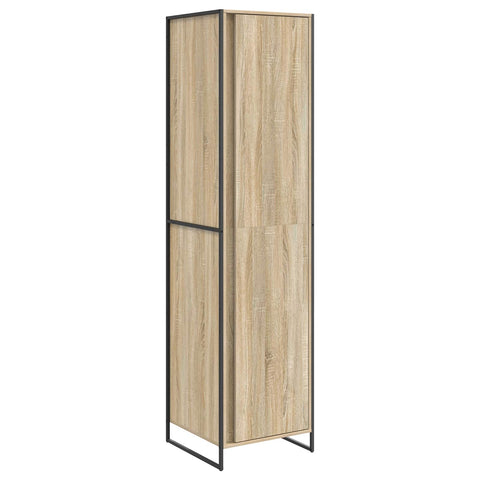 vidaXL Warderobe 2 pcs Sonoma 50 x 50 x 200 cm Engineered Wood