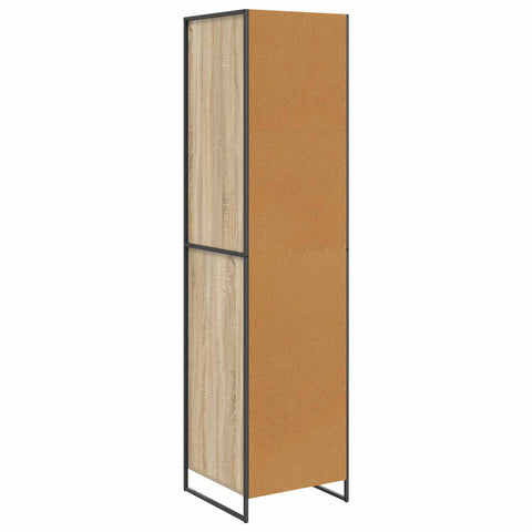 vidaXL Warderobe 2 pcs Sonoma 50 x 50 x 200 cm Engineered Wood