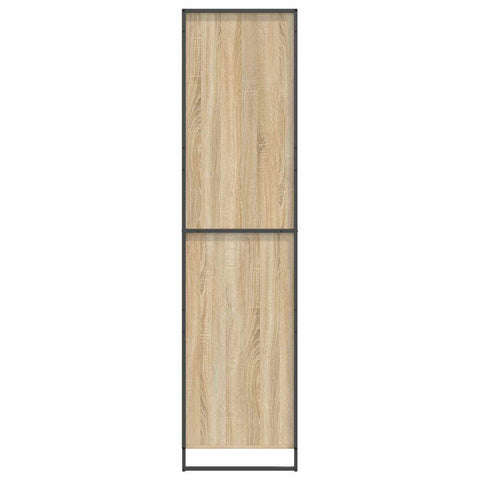 vidaXL Warderobe 2 pcs Sonoma 50 x 50 x 200 cm Engineered Wood