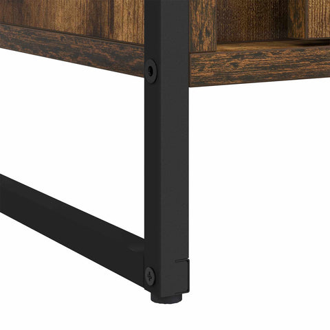 vidaXL Warderobe 2 pcs Smoke Oak 50 x 50 x 200 cm Engineered Wood