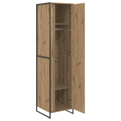 vidaXL Warderobe 2 pcs Artisian Oak 50 x 50 x 200 cm Engineered Wood