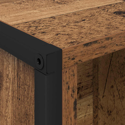 vidaXL Book Cabinet 2 pcs Old Wood 99.5 x 30 x 108.5 cm