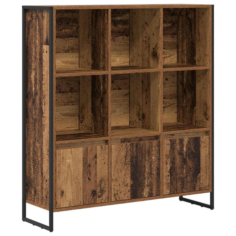 vidaXL Book Cabinet 2 pcs Old Wood 99.5 x 30 x 108.5 cm
