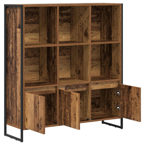 vidaXL Book Cabinet 2 pcs Old Wood 99.5 x 30 x 108.5 cm