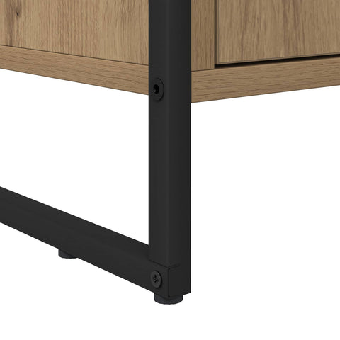 vidaXL Book Cabinet 2 pcs Artisian Oak 99.5 x 30 x 108.5 cm