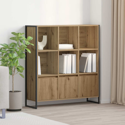 vidaXL Book Cabinet 2 pcs Artisian Oak 99.5 x 30 x 108.5 cm