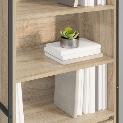 vidaXL Tall Cabinets 2 pcs Sonoma 60 x 36 x 300 cm Engineered Wood