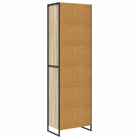 vidaXL Tall Cabinets 2 pcs Sonoma 60 x 36 x 300 cm Engineered Wood