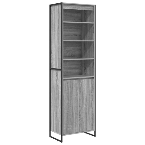 vidaXL Tall Cabinets 2 pcs Grey Sonoma 60 x 36 x 300 cm