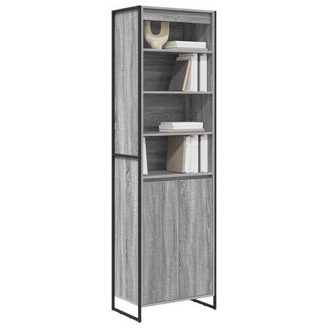 vidaXL Tall Cabinets 2 pcs Grey Sonoma 60 x 36 x 300 cm