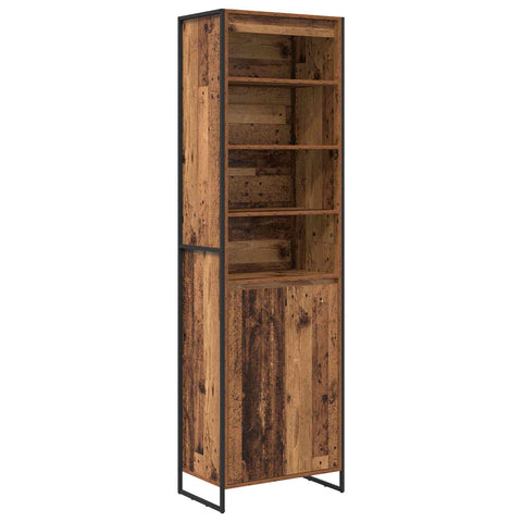 vidaXL Tall Cabinets 2 pcs Old Wood 60 x 36 x 300 cm Engineered Wood