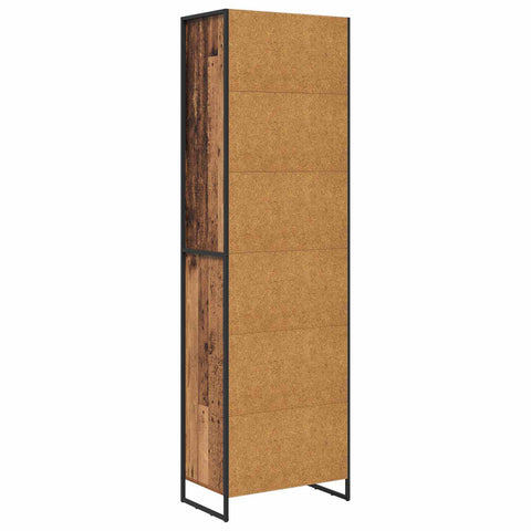 vidaXL Tall Cabinets 2 pcs Old Wood 60 x 36 x 300 cm Engineered Wood