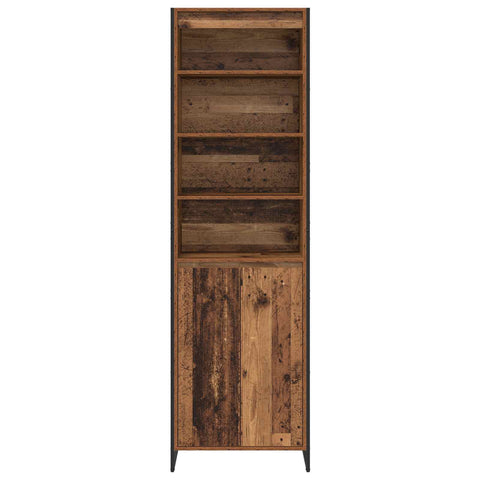 vidaXL Tall Cabinets 2 pcs Old Wood 60 x 36 x 300 cm Engineered Wood