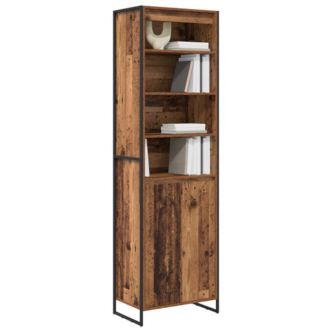 vidaXL Tall Cabinets 2 pcs Old Wood 60 x 36 x 300 cm Engineered Wood