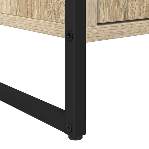 vidaXL Sideboard 2 pcs Sonoma 81 x 36 x 150.5 cm Engineered Wood