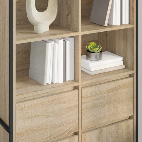 vidaXL Sideboard 2 pcs Sonoma 81 x 36 x 150.5 cm Engineered Wood