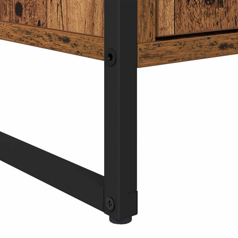 vidaXL Sideboard 2 pcs Old Wood 81 x 36 x 150.5 cm Engineered Wood