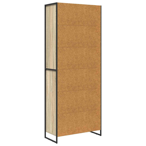vidaXL Tall Cabinets 2 pcs Sonoma 79 x 36 x 300 cm Engineered Wood
