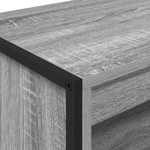 vidaXL Tall Cabinets 2 pcs Grey Sonoma 79 x 36 x 300 cm