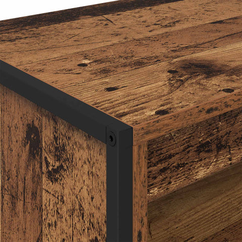 vidaXL Tall Cabinets 2 pcs Old Wood 79 x 36 x 300 cm Engineered Wood