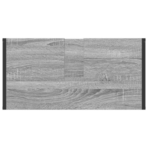 vidaXL Bathroom Furniture Set with Drawer Grey Sonoma Engineered Wood