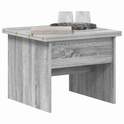 vidaXL Coffee Table Grey Sonoma 55 x 54.5 x 45 cm Engineered wood