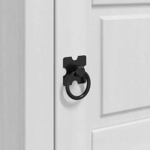 vidaXL Bedside Table with Drawer White 45 x 35 x 64 cm Solid Pine Wood