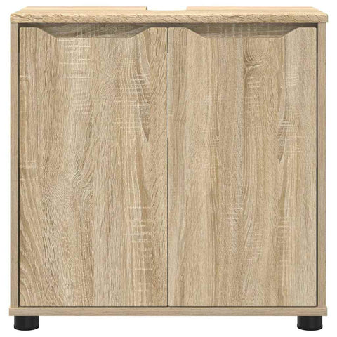 vidaXL Bathroom Basin Cabinet with Shelf Sonoma Oak 60 x 30 x 60 cm
